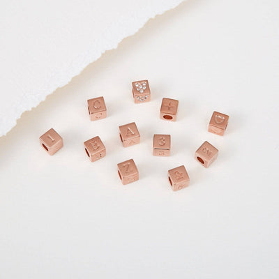 14K Gold Blocks for Necklace or Bracelet - Capsul