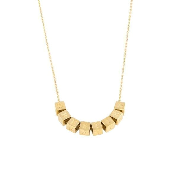 #Besties Mini - Block Necklace - Capsul