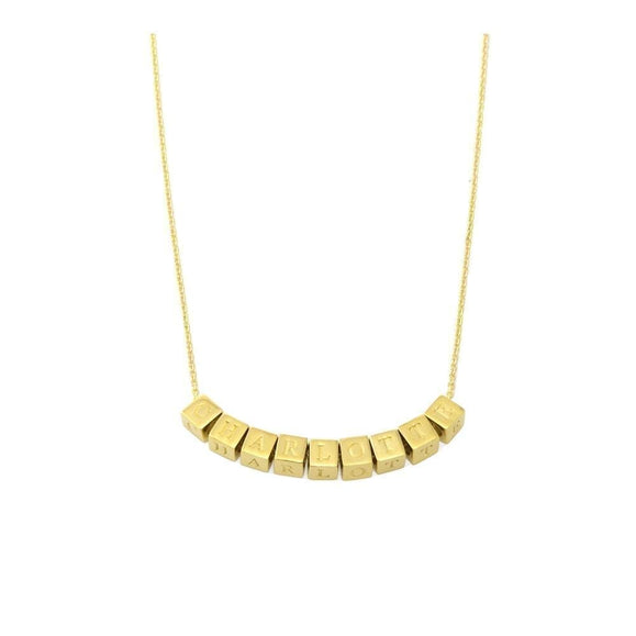 Charlotte Mini-Block Necklace - Capsul