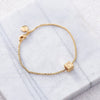 Custom 14k Gold Block Bracelet