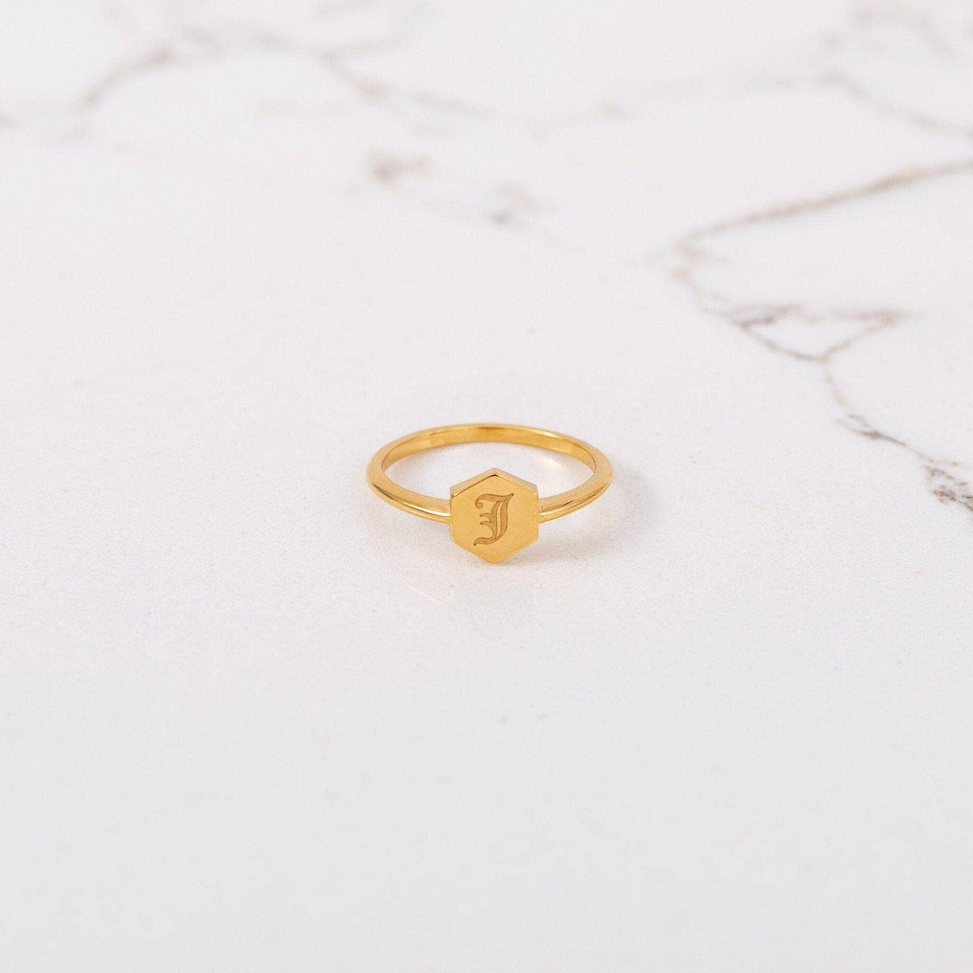 Custom Dainty Signet Ring - Capsul