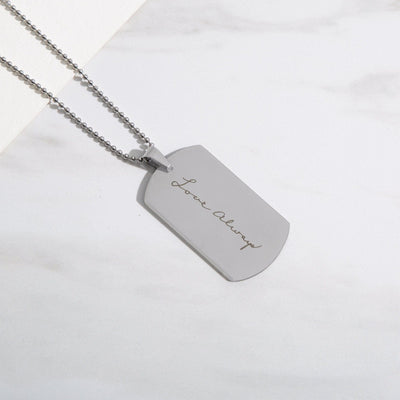 Custom Dog Tag Necklace - Capsul