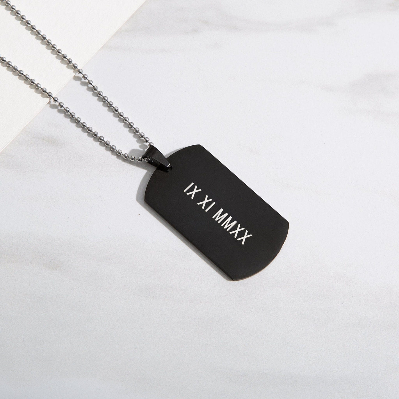 Custom Dog Tag Necklace - Capsul