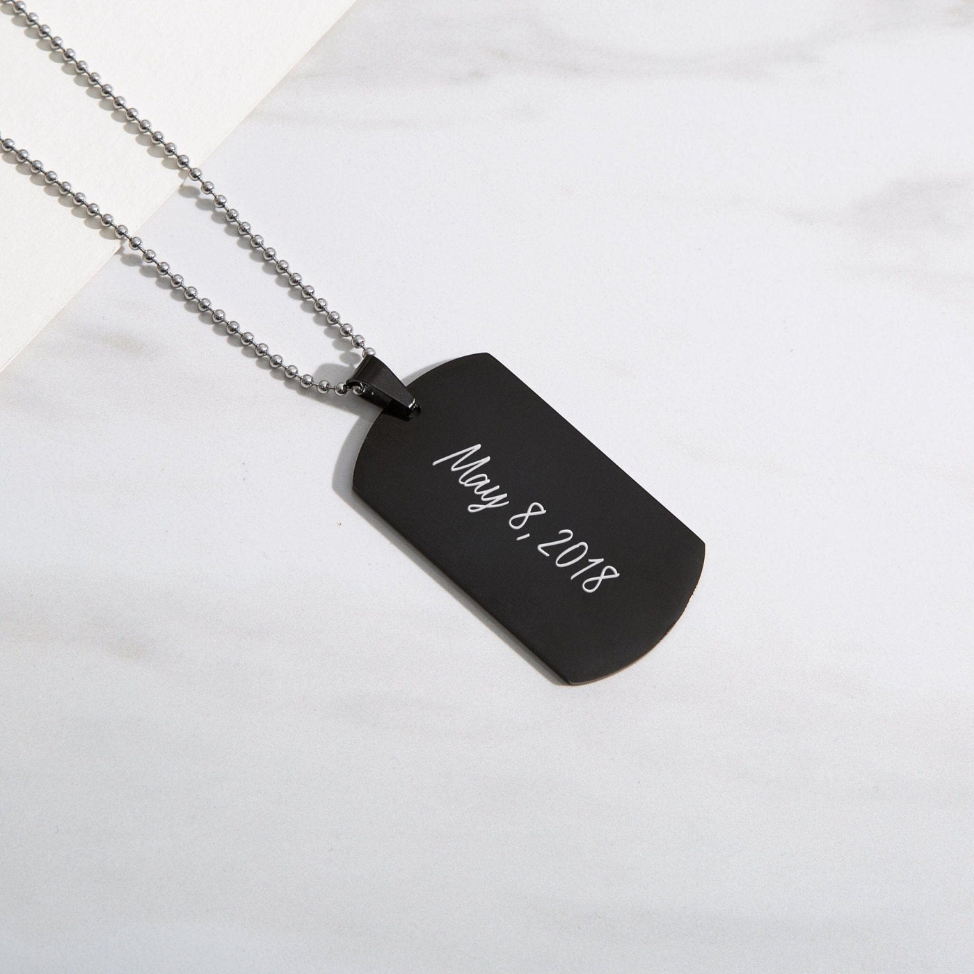 Custom Dog Tag Necklace - Capsul