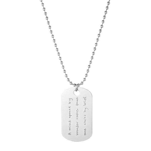 Custom Dog Tag Necklace - Capsul