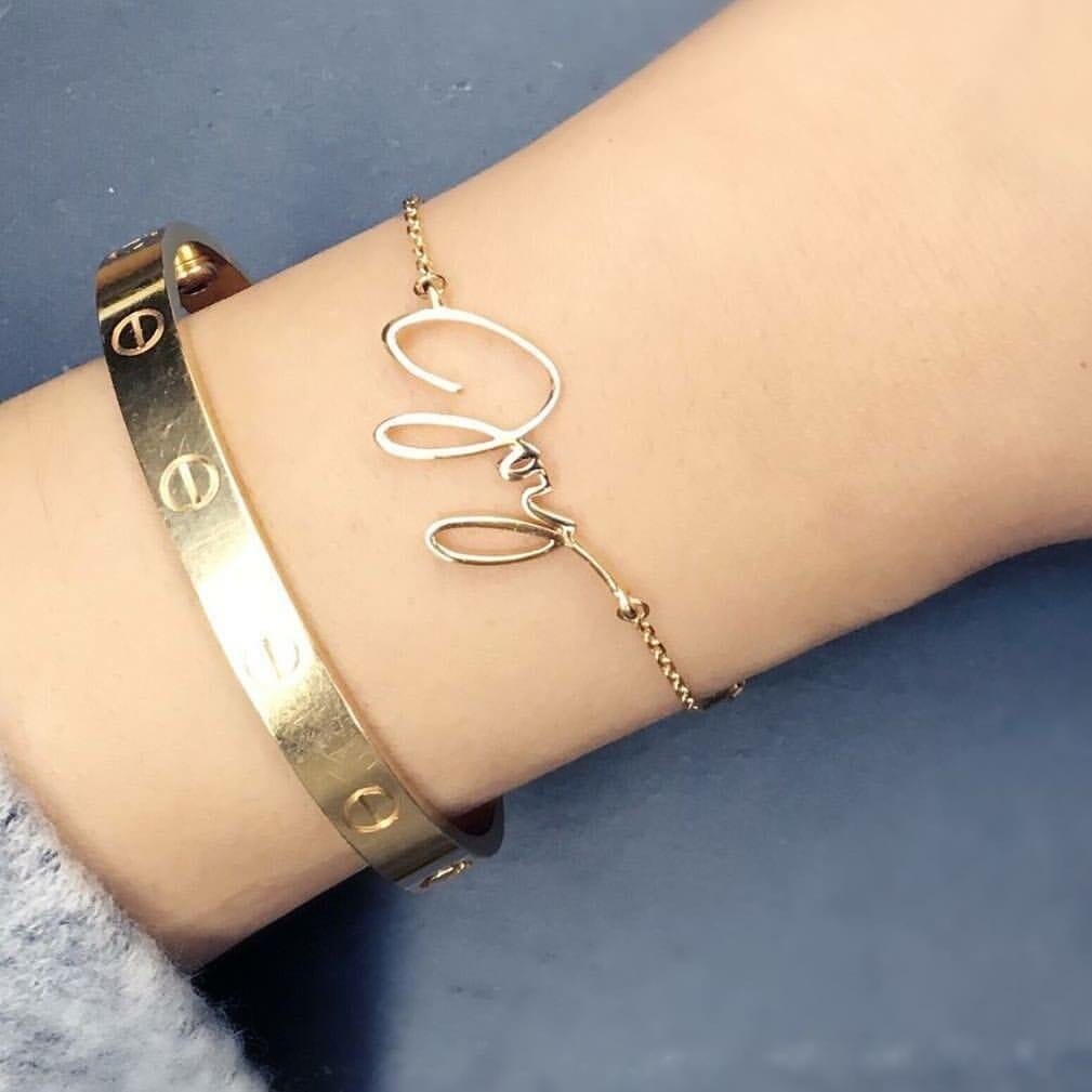 Custom Handwriting Bracelet - Capsul