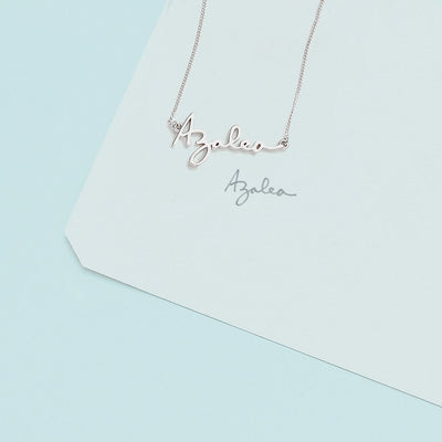 Custom Handwriting Necklace - Capsul