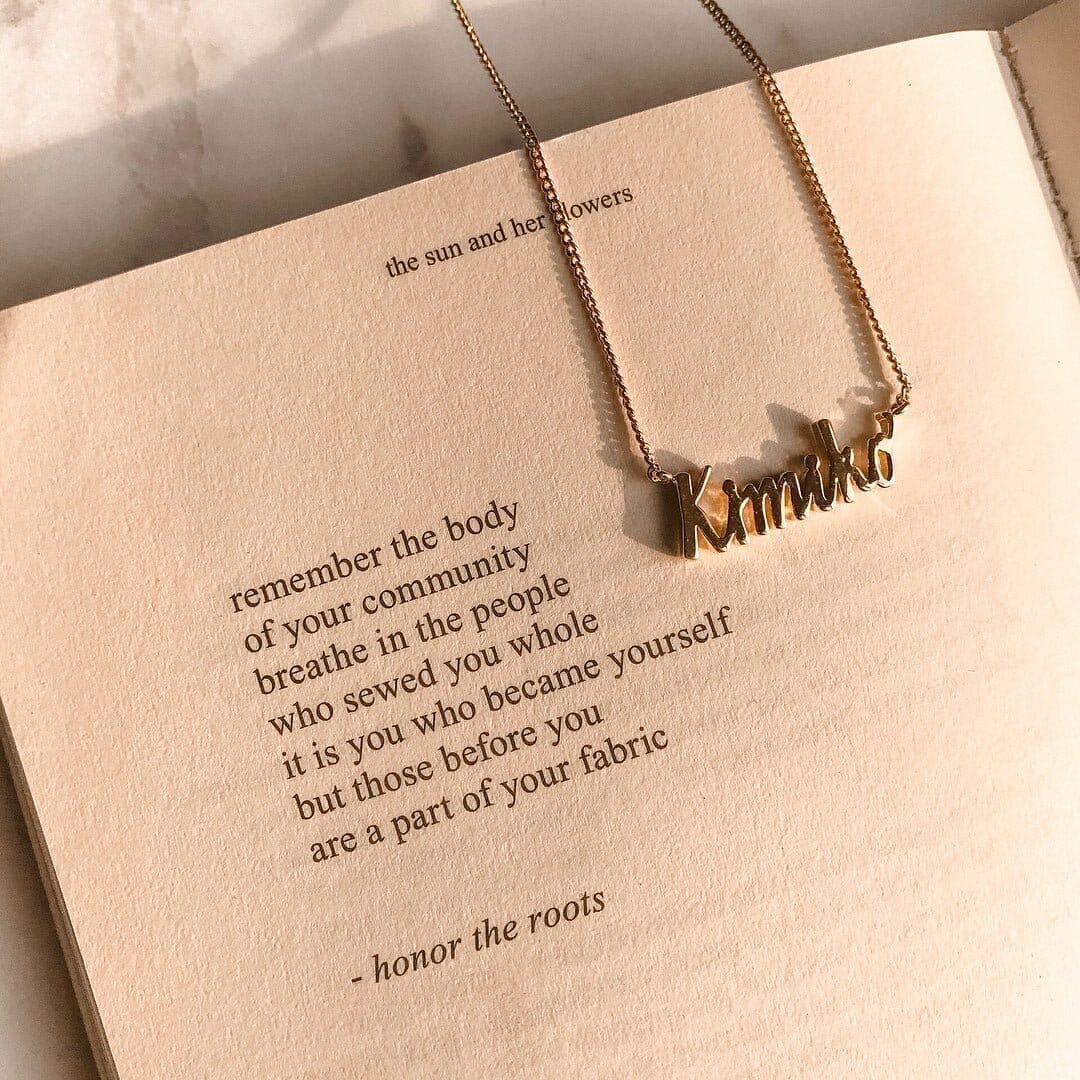 Custom Handwriting Necklace - Capsul