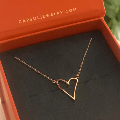 Custom Heart Necklace - Capsul