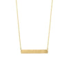 Custom Horizontal Bar Necklace