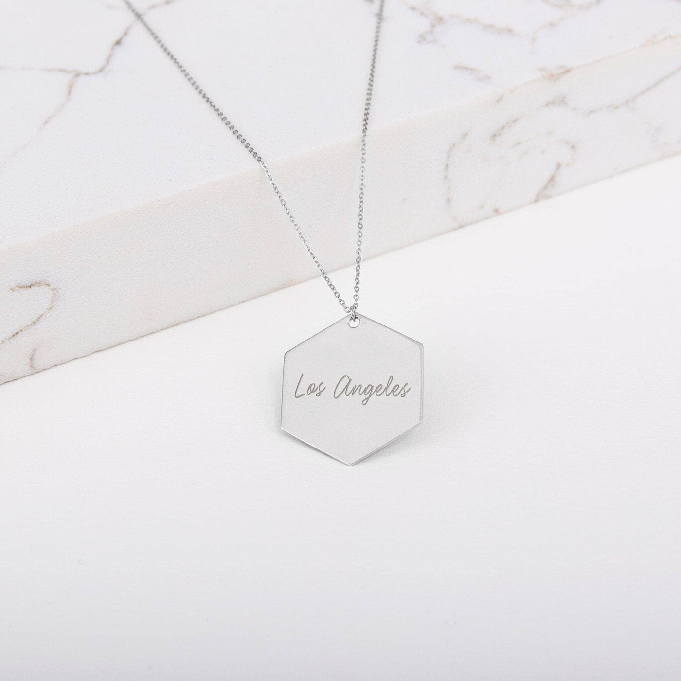 Custom Large Capsul Hexagon Necklace - Capsul