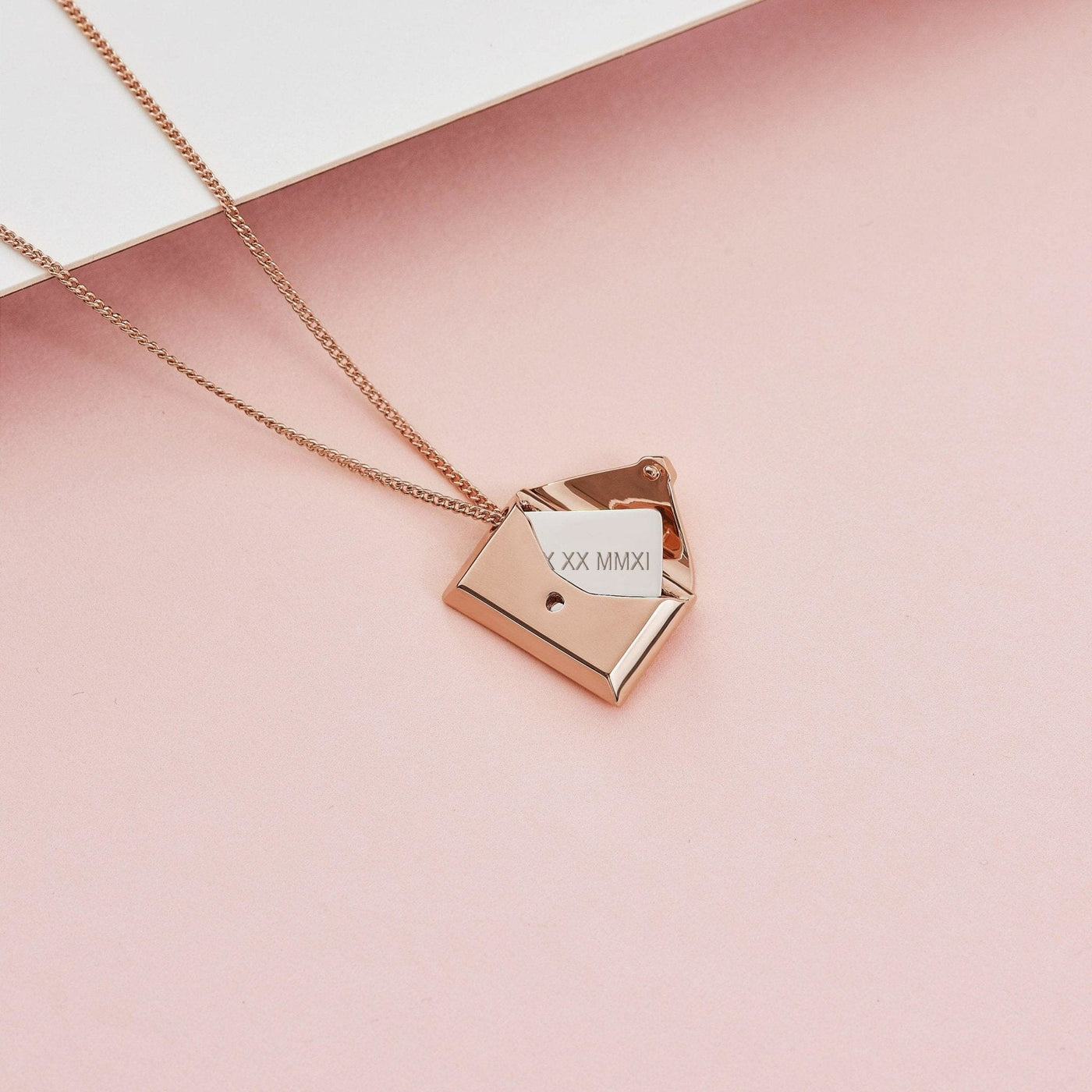 Custom Love Letter Envelope Necklace - Capsul