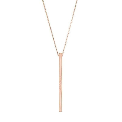 Custom Thin Column Necklace - Capsul