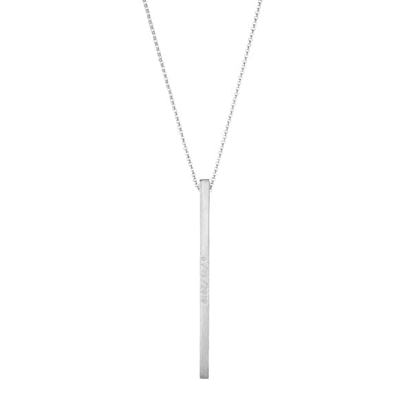 Custom Thin Column Necklace - Capsul