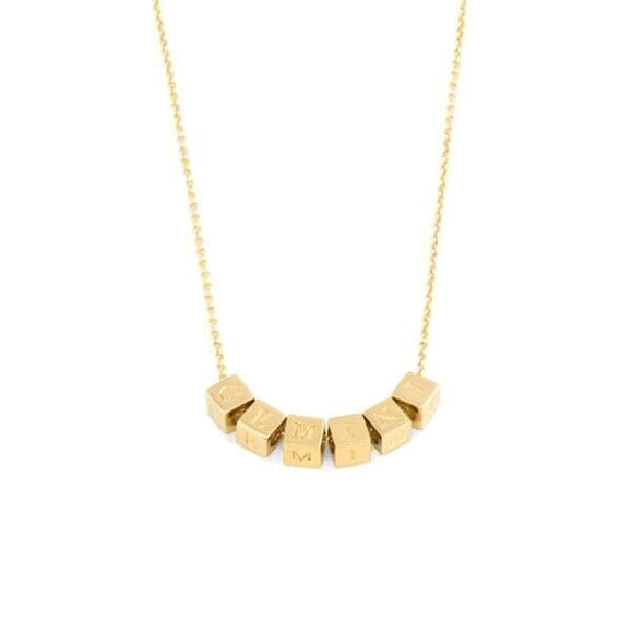 Gemini Mini - Block Necklace - Capsul