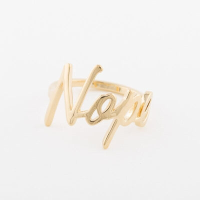 Nope Signature Ring - Capsul