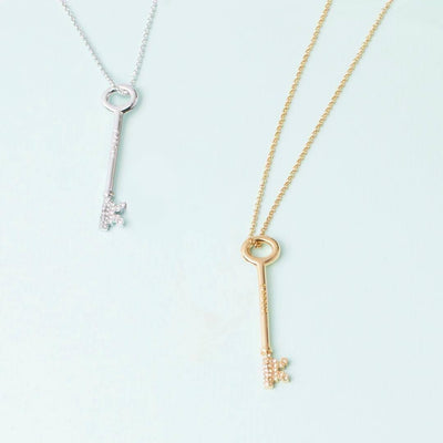 Pavé Hotel Key Necklace - Capsul