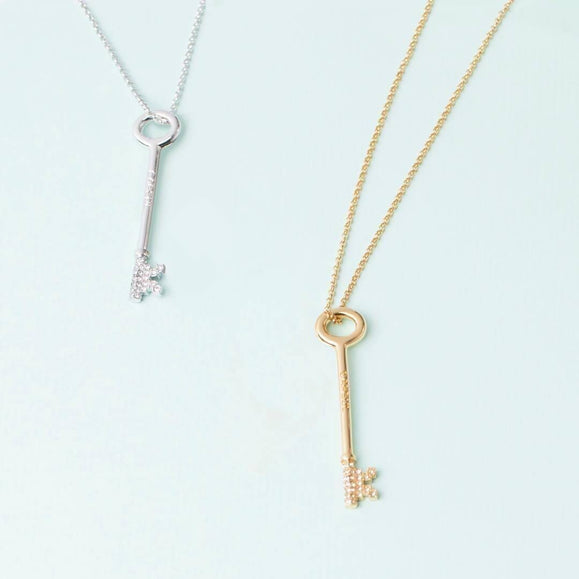 Pavé Hotel Key Necklace - Capsul