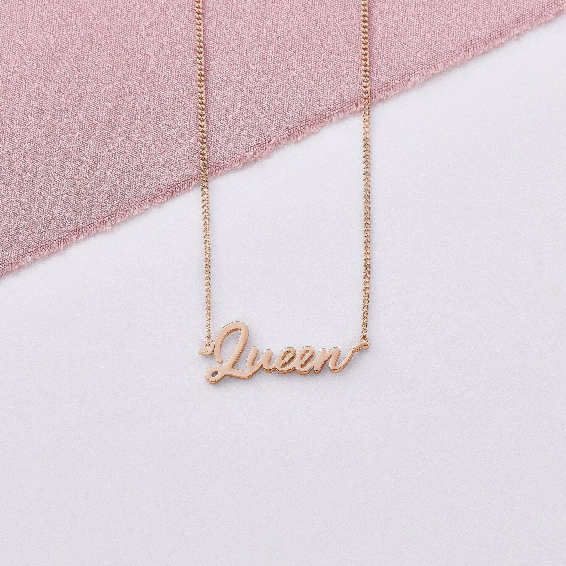 Queen Signature Necklace | Girl Power Necklaces | Capsul Jewelry