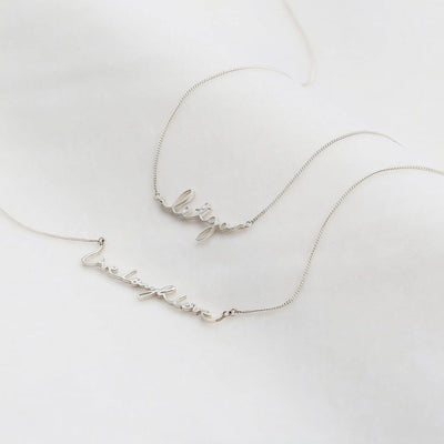 Sterling Silver Let Go Signature Necklace - Capsul