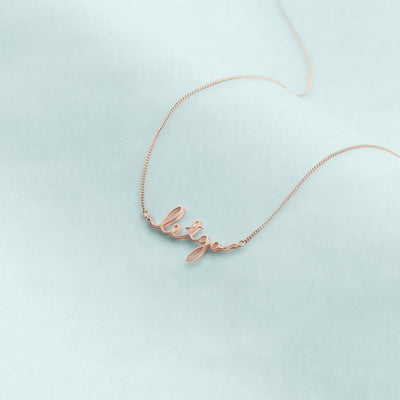 Sterling Silver Let Go Signature Necklace - Capsul