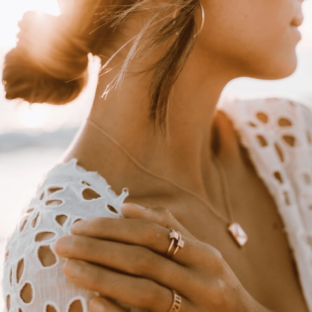 Sterling Silver Mini - Block Rings - Capsul