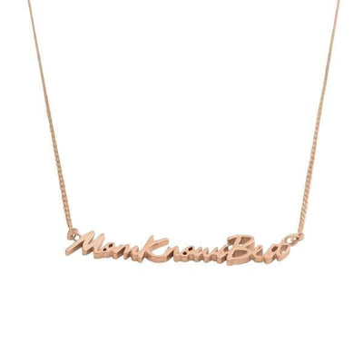 Sterling Silver Mom Knows Best Signature Necklace - Capsul