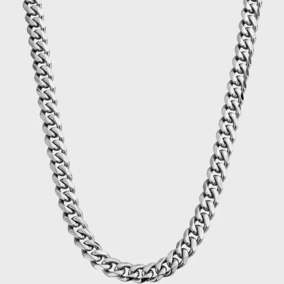 12mm Wide Classic Havana Cuban Chain Necklace - Capsul