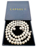 Classic Freshwater Pearls Necklace with Magnetic Clasp and pearl studs