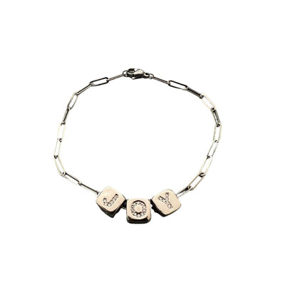 Custom Bling Block Bracelet - Capsul