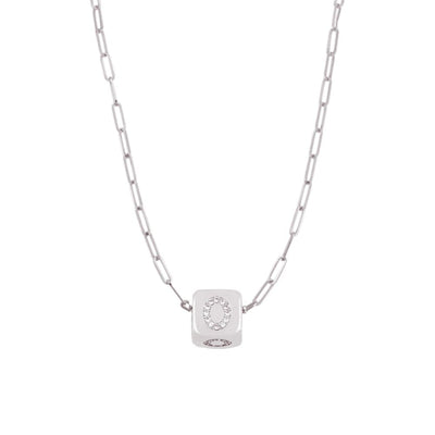Custom Bling Block Necklace - Capsul