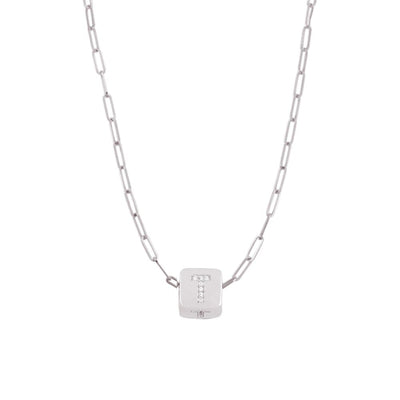 Custom Bling Block Necklace - Capsul