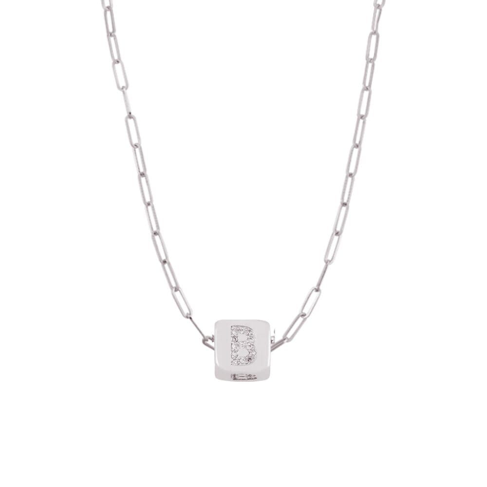 Custom Bling Block Necklace - Capsul
