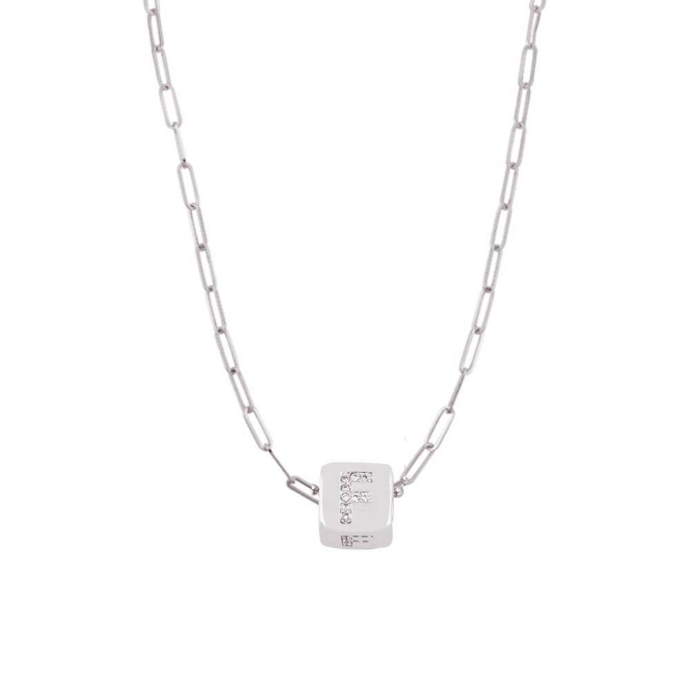 Custom Bling Block Necklace - Capsul