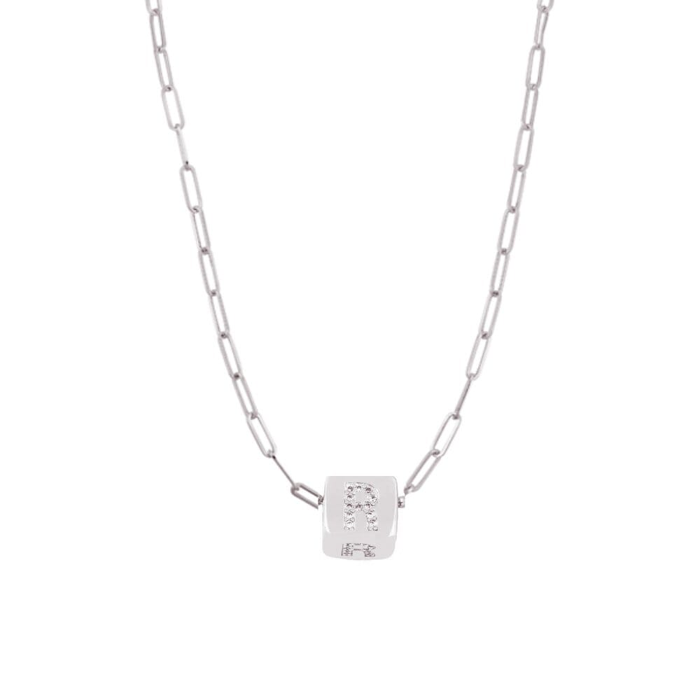 Custom Bling Block Necklace - Capsul