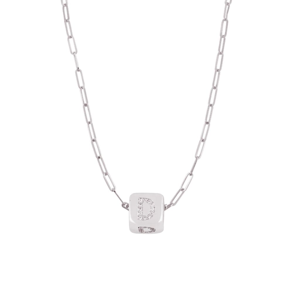 Custom Bling Block Necklace - Capsul
