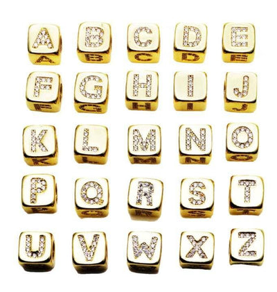 Custom Bling Block Necklace - Capsul
