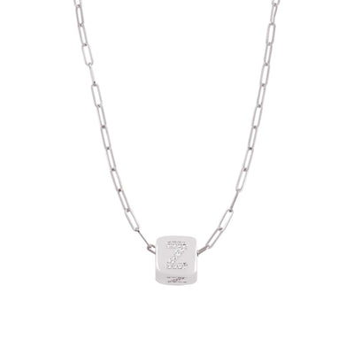 Custom Bling Block Necklace - Capsul