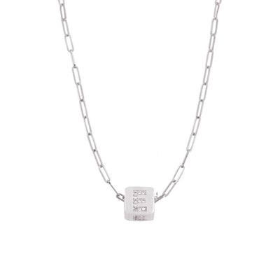 Custom Bling Block Necklace - Capsul