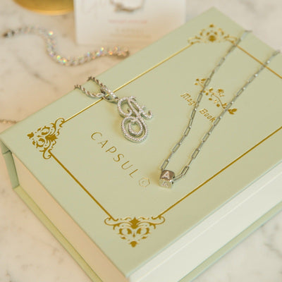 Custom Bling Block Necklace - Capsul