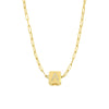 Custom Bling Block Necklace