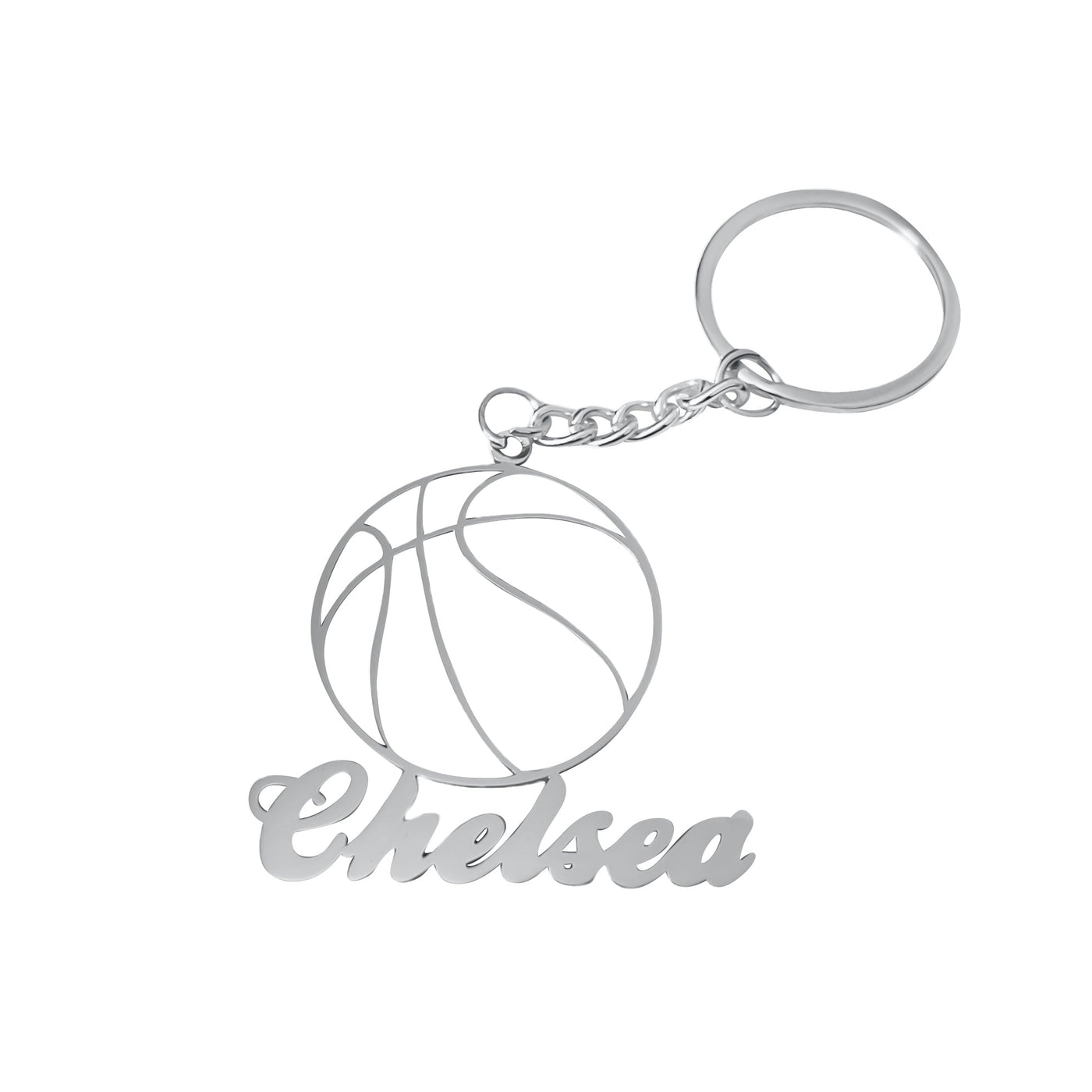 Custom Cutout Basketball Star Keychain - Capsul