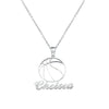 Custom Cutout Basketball Star Necklace
