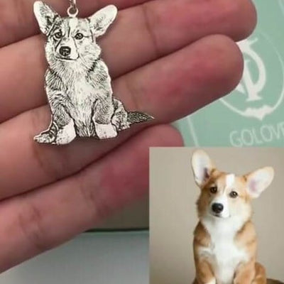 Custom Lasercut Portrait Necklace - Capsul
