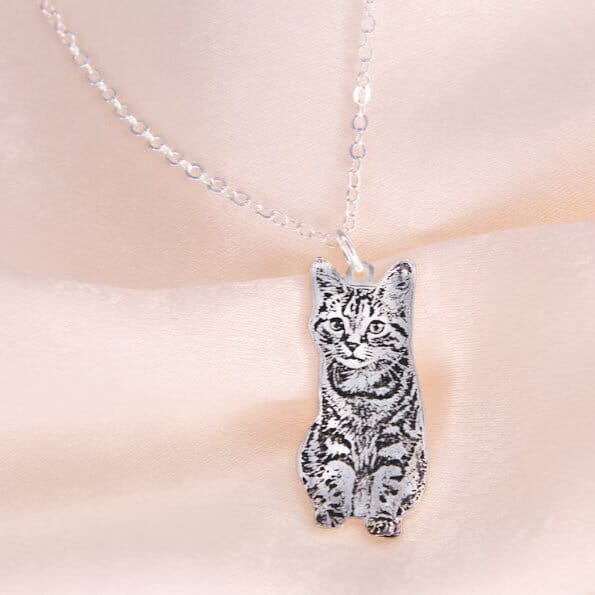 Custom Lasercut Portrait Necklace - Capsul
