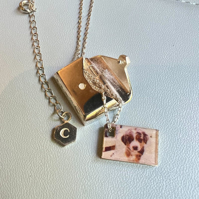 Custom Photo Envelope Locket Necklace - Capsul