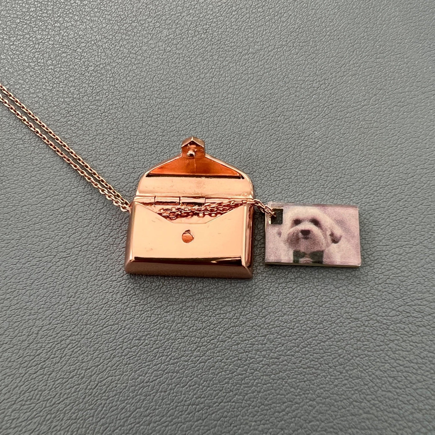 Custom Photo Envelope Locket Necklace - Capsul