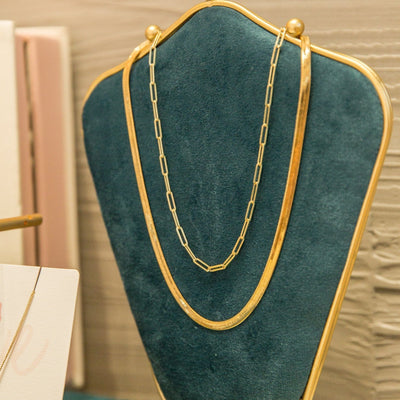 Herringbone Chain Necklace - Capsul