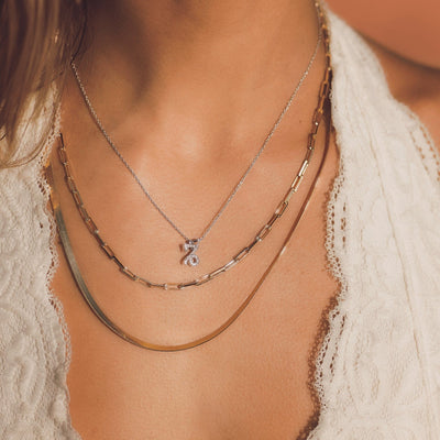 Herringbone Chain Necklace - Capsul