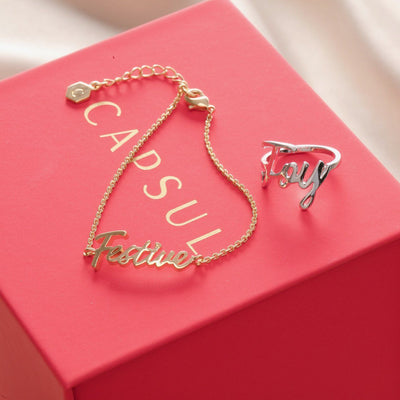 Capsul Festive Joy Signature Bracelet Ring